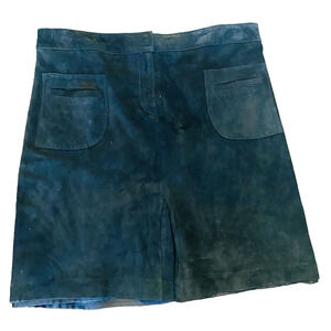 Vintage Lilly Pulitzer Dana Black Suede Skirt Size 12 – Washable Timeless Style